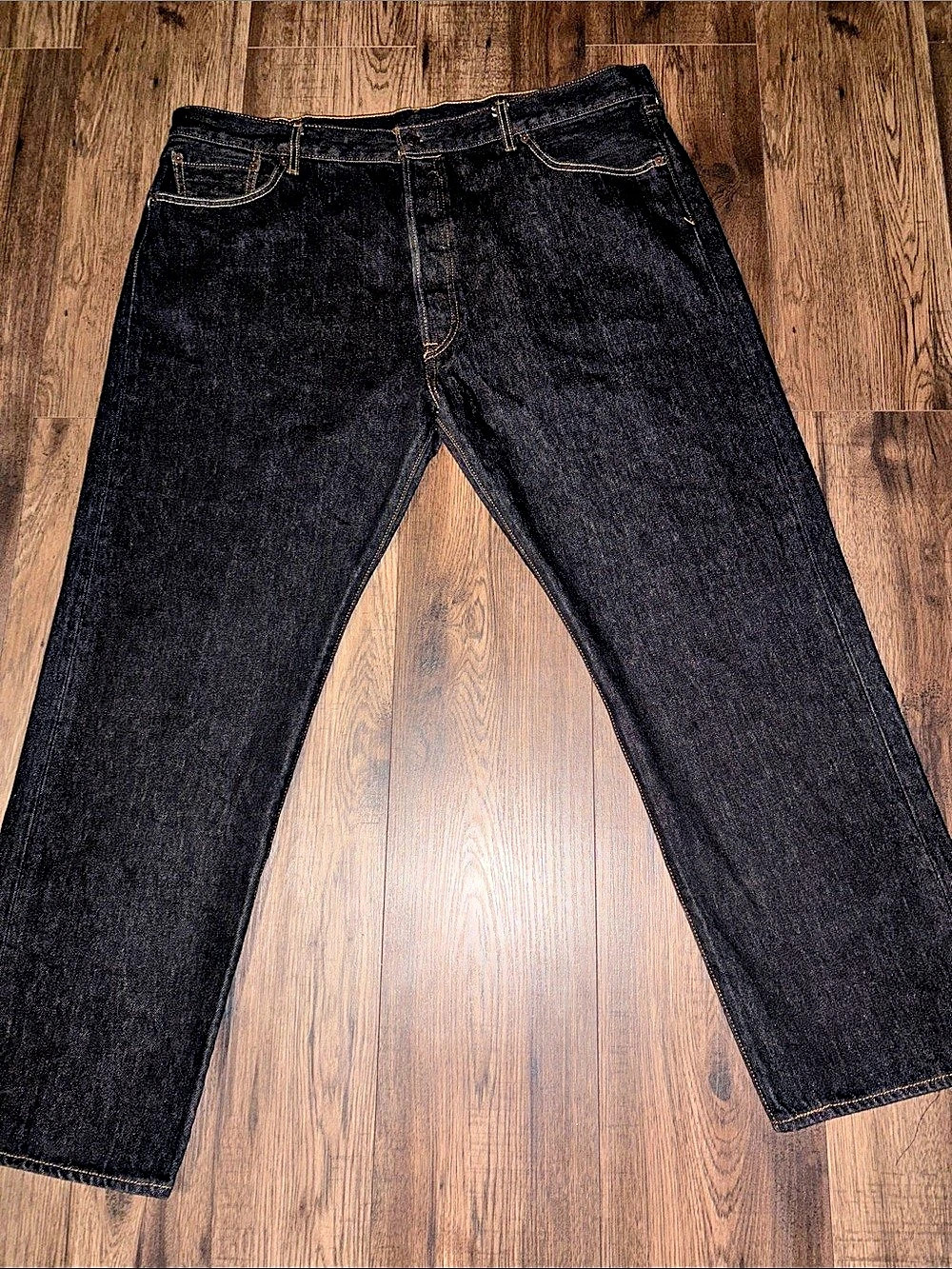Levi's 501 Black Jeans Waist 44 L32 Like New